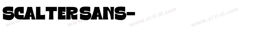 Scalter Sans字体转换 Scalter Sans字体转换